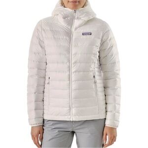 Patagonia down hooded sweater Puffer Jacket size S cream